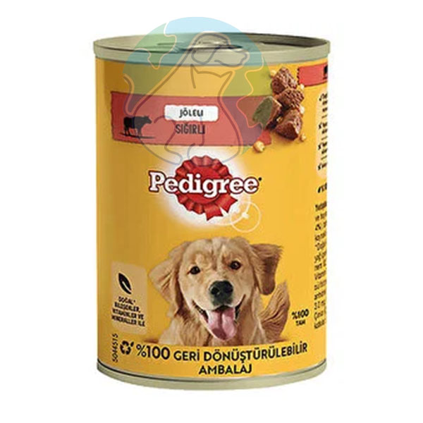 کنسرو 400 گرمی سگ بالغ طعم گوشت Pedigree